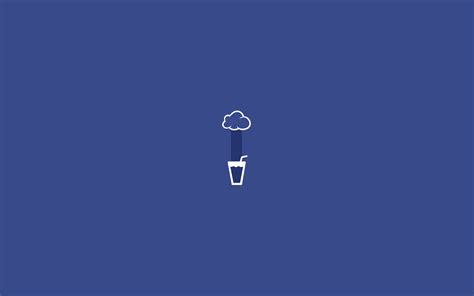 minimalist blue aesthetic desktop wallpaper